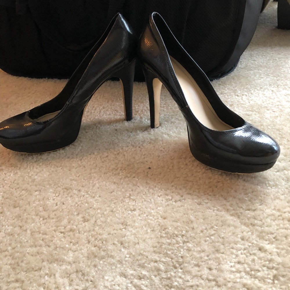 Classic black heels.